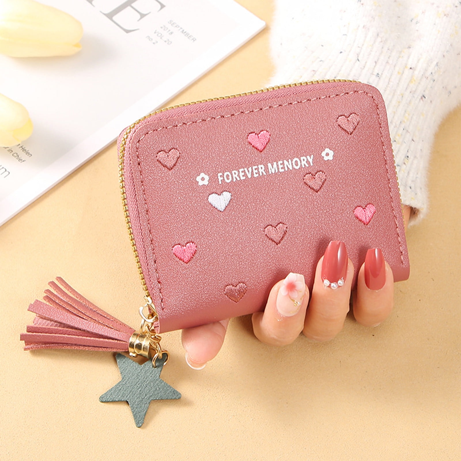 Mini Womens Crocodile Pattern Zipper Wristlet Wallet, Small Coin Purse,  Fashion PU Leather Ladies Card Holder Coin Bag From Migua55, $4.07 |  DHgate.Com